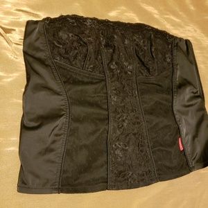 Black Lace Corset Top